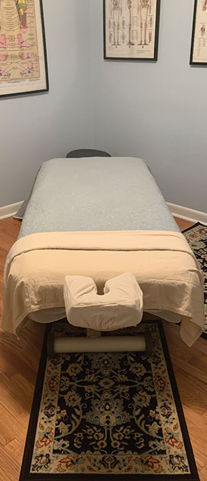 Photo of massage table